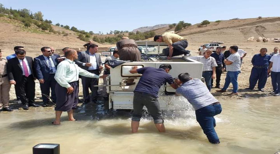 دوو سەد هەزار پەنجە ماسی خرانە ناو دەریاچەی دوکان