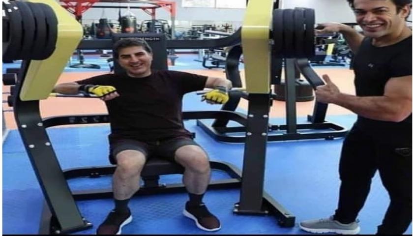 انتشار تصاویری از تمرینات ورزشی نچیروان بارزانی رئیس اقلیم کردستان