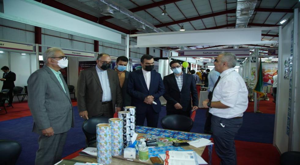 بازدید سرکنسول جمهوری اسلامی از غرفه‌های شرکت‌های ایرانی در چهاردهمین نمایشگاه بین‌المللی سلیمانیه + تصاویر