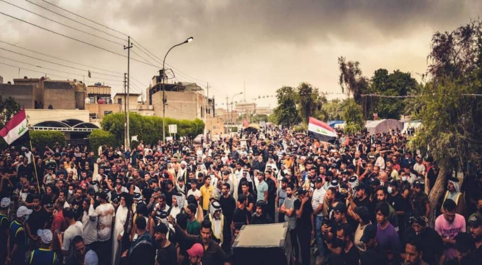یازدهمین روز اعتراضات مردمی در عراق به نتایج انتخابات + تصاویر