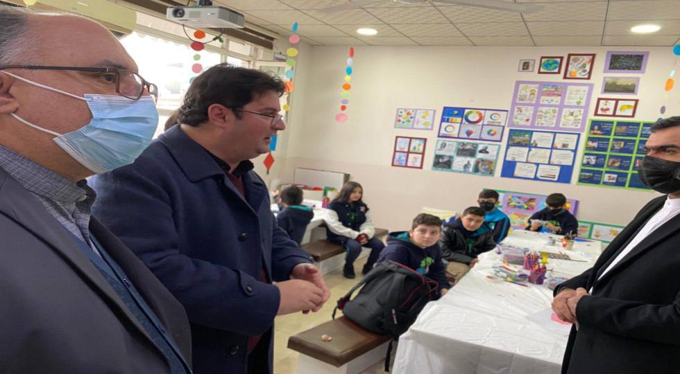بازدید سرکنسول ایران در سلیمانیه از مجتمع آموزشی ایرانی پارسیان زاگرس