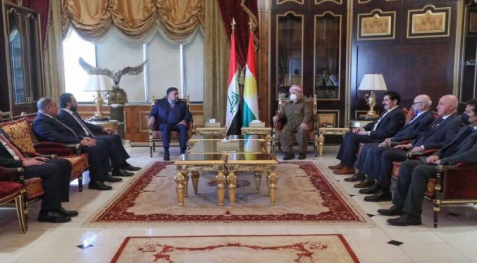 جزئیات رایزنی بارزانی، الخنجر و الحلبوسی و موضع کردها در خصوص تشکیل دولت جدید عراق