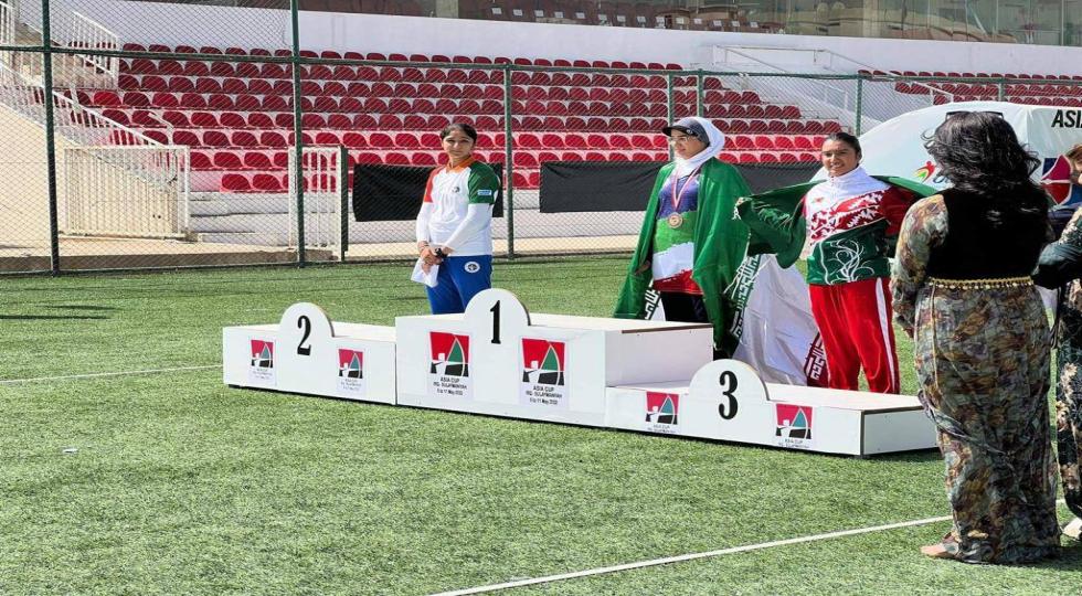 مدال طلای ورزشکار ایرانی در رقابت‌های تیراندازی با کمان کاپ آسیا در سلیمانیه