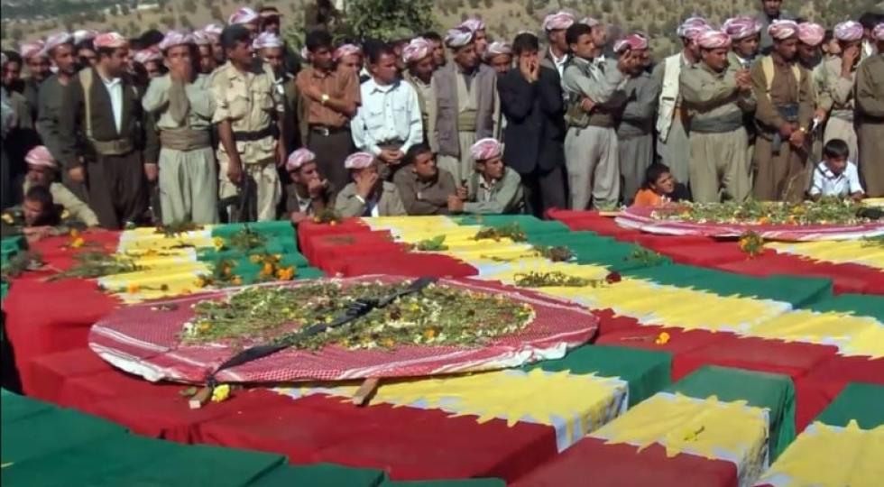 بقایای اجساد ١٠٠ قربانی نسل‌کشی بادینان در بارزان خاکسپاری می‌شوند