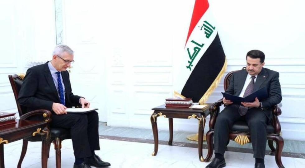 پیام مکتوب صدراعظم آلمان به نخست وزیر عراق
