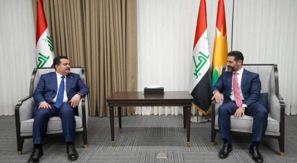 دیدار محمد شیاع السودانی با معاون نخست وزیر اقلیم کردستان