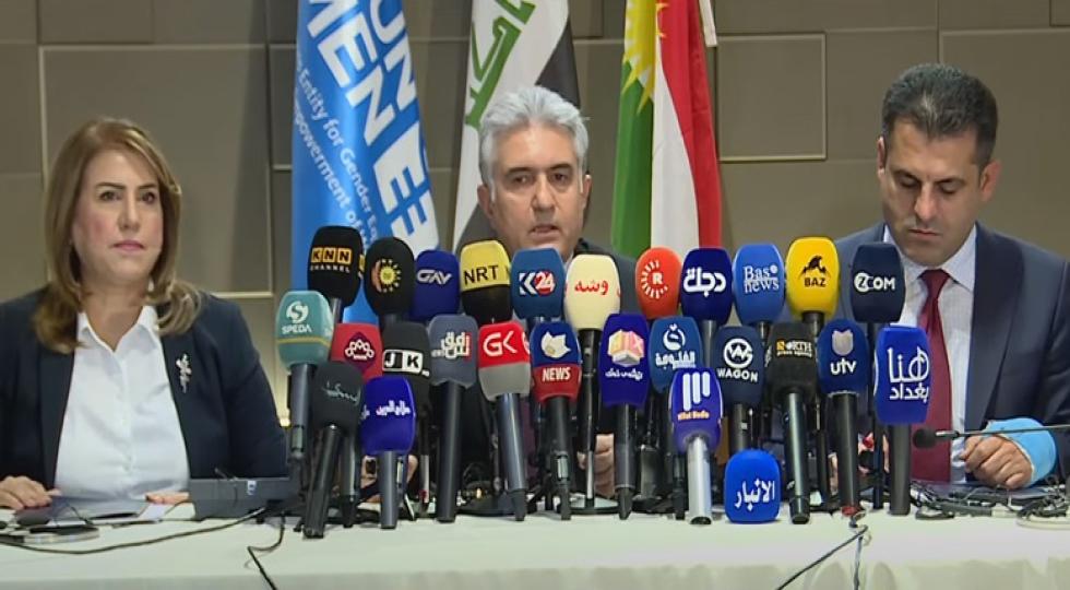 وزیر داخلی اقلیم: مسائل مالی اربیل – بغداد مانع اجرای یکی از قطعنامەهای شورای امنیت دربارە زنان است