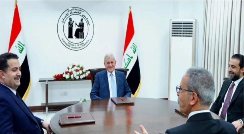 سران عراق جوانب حقوقی آینده حضور ائتلاف بین المللی و همکاری امنیتی دوجانبه را بررسی کردند