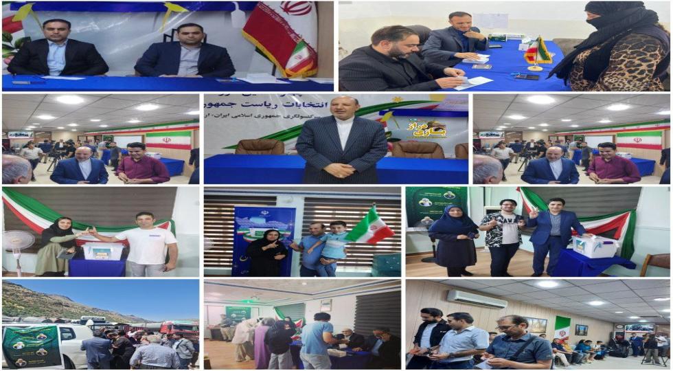 حضور ایرانیان مقیم اقلیم کردستان در  انتخابات ریاست جمهوری ایران + تصاویر