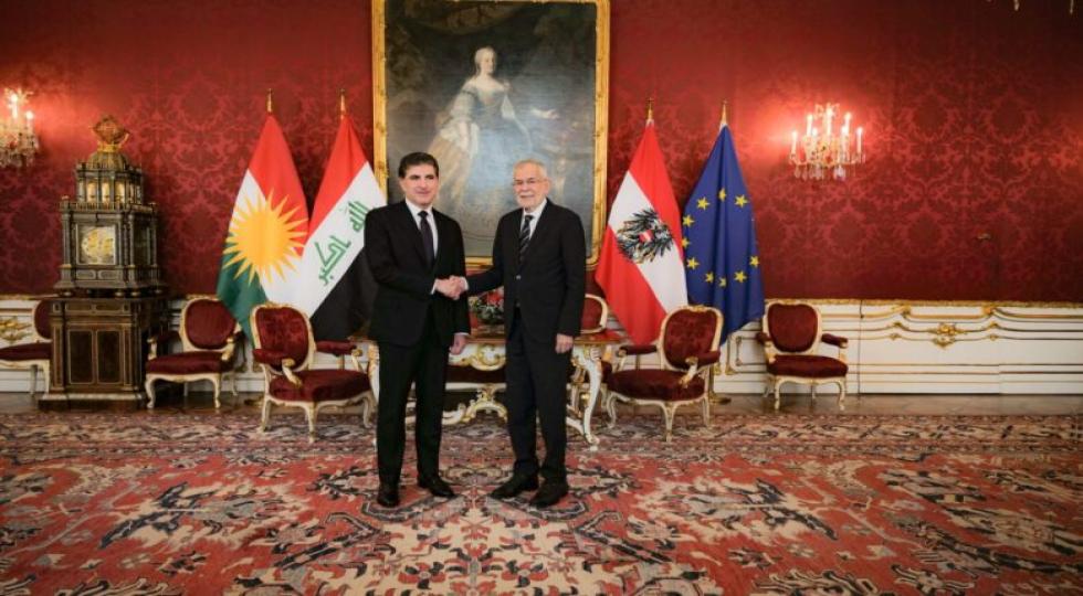 جزئیات رایزنی های رئیس اقلیم کردستان و رئیس جمهور اتریش