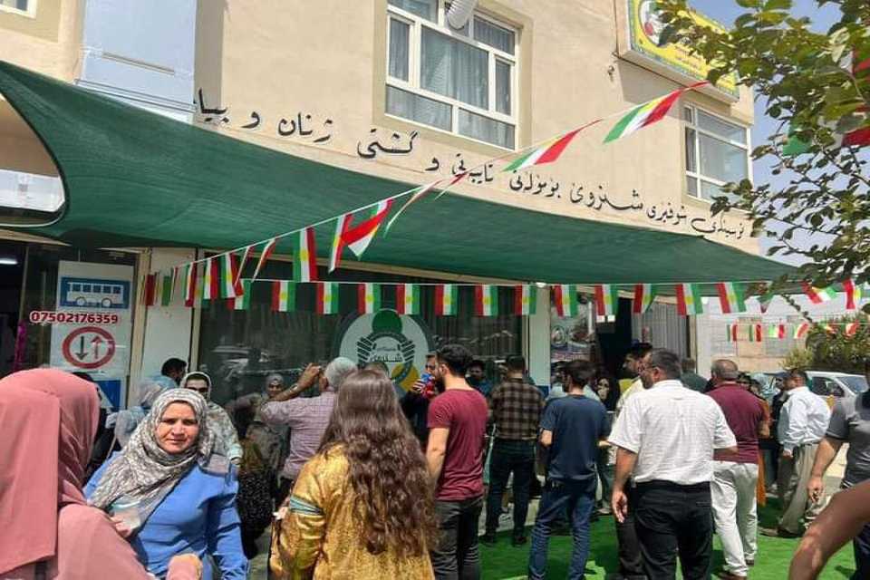 نوسینگەیەکی شۆفێری تایبەت بە خانمان لە هەڵەبجە کرایەوە