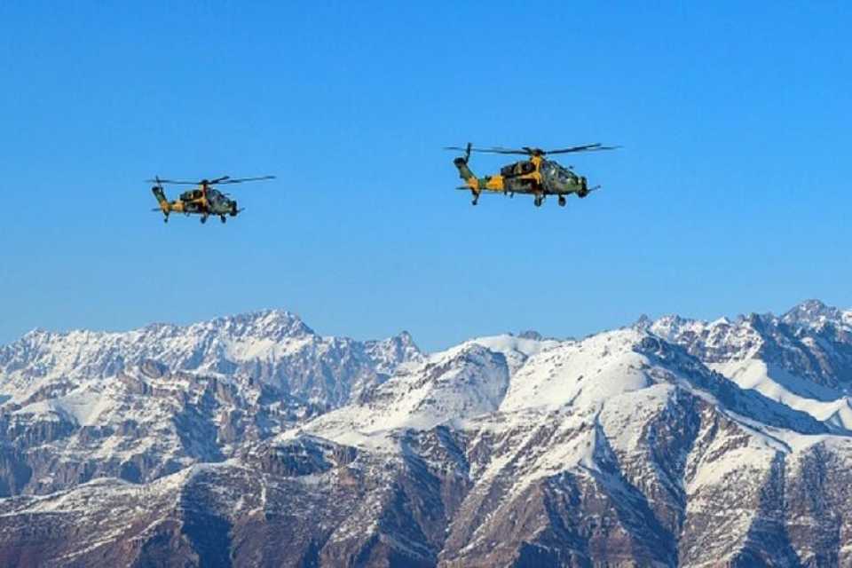 کەوتەخوارەوەی هێلیکۆپتەرێکی تورکیا لە هەرێمی کوردستان