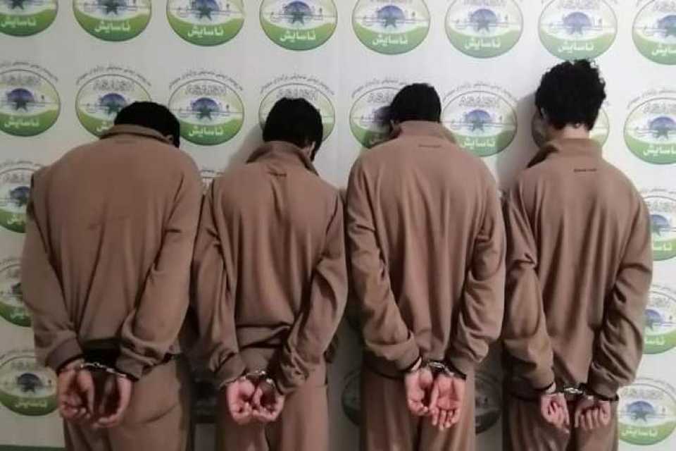 دەستگیرکردنی چوار کەس بە تۆمەتی هەولدان بۆ تێکدانی ئارامی و ئاسایشی چەمچەماڵ