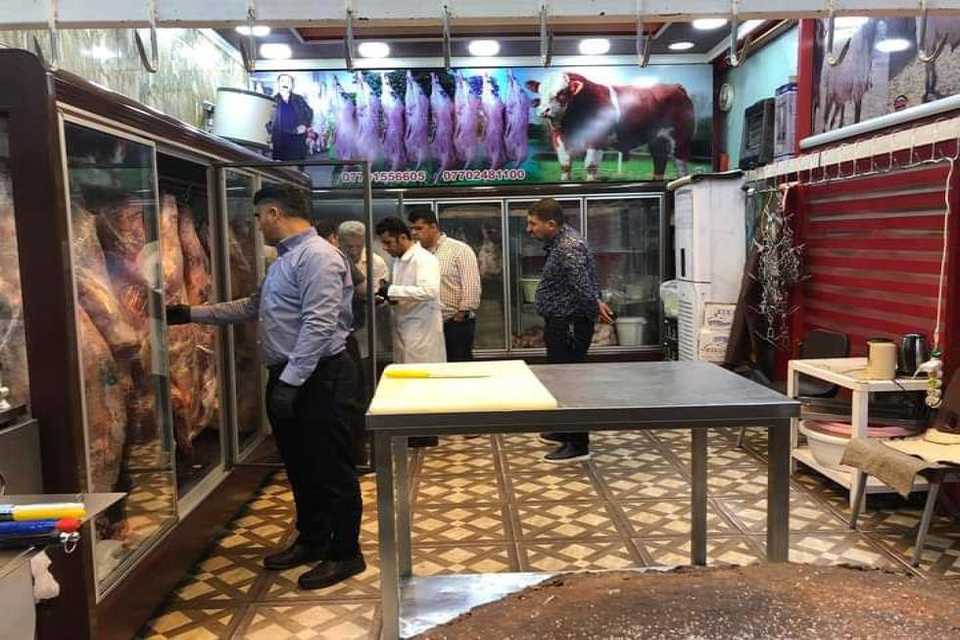 هەڵمەتی لیژنەهاوبەشەکان بۆ دوکانی گۆشتفرۆشەکان