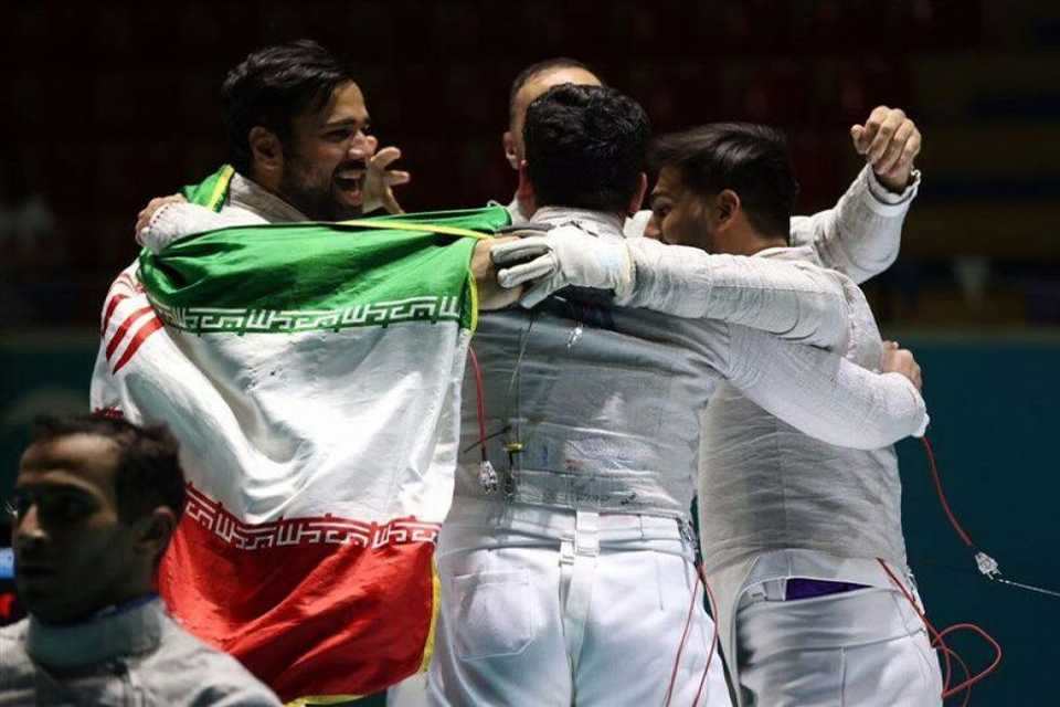 تیپی شمشێربازی پیاوانی ئێران پلەی شەشمی ڕێنکینگی جیهانی بەدەستهێنا