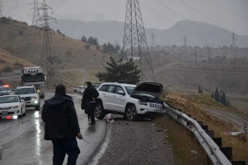 ڕووداوێکی هاتوچۆ لەسەر ڕێگای زەڕایەن _ دەربەندیخان ڕوویدا