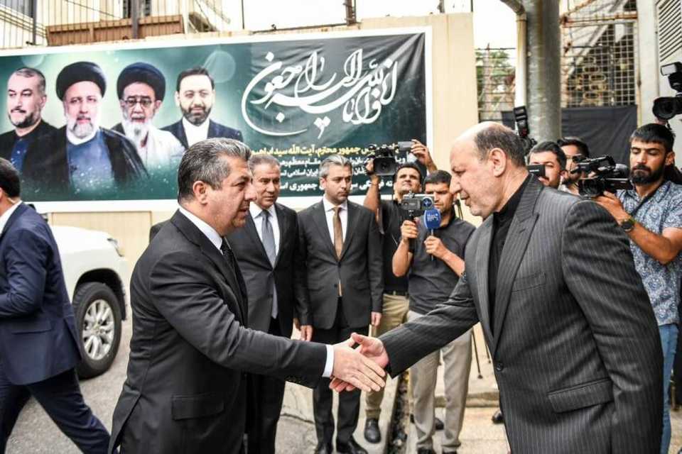  مەسرور بارزانی:  چاوەڕێ بووین لە هەولێر پێشوازی لە سەرۆک کۆماری ئێران بکەین