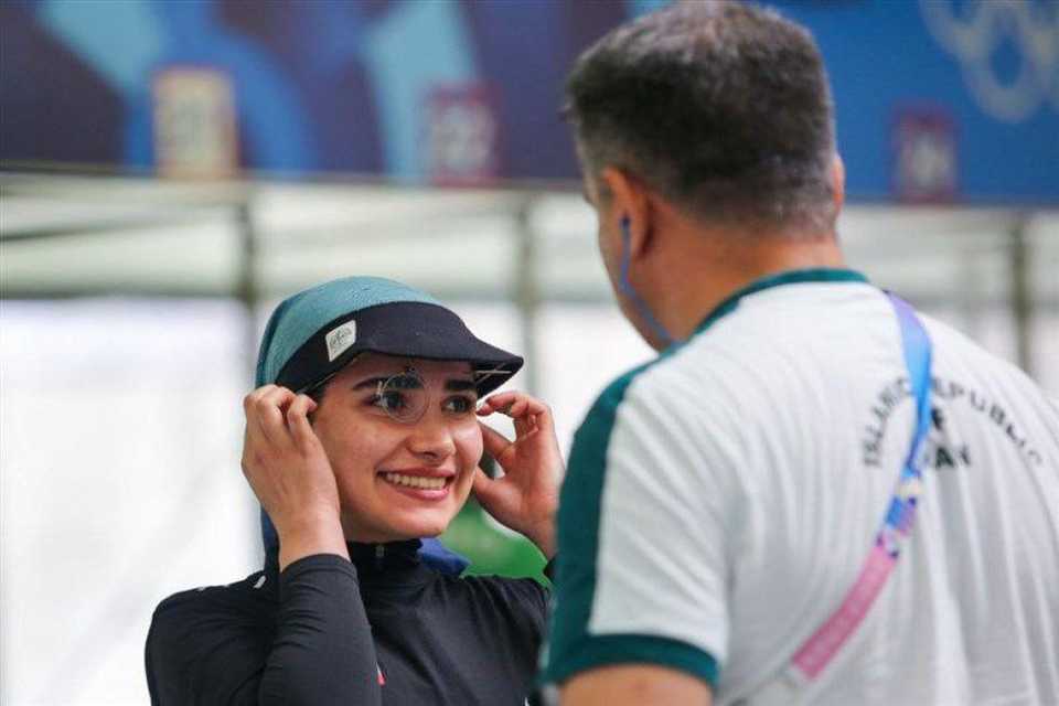 سەرکەفتنی خانمە تیرهاوێژی ئێرانی بۆ بەشی فیناڵی دەمانچە
