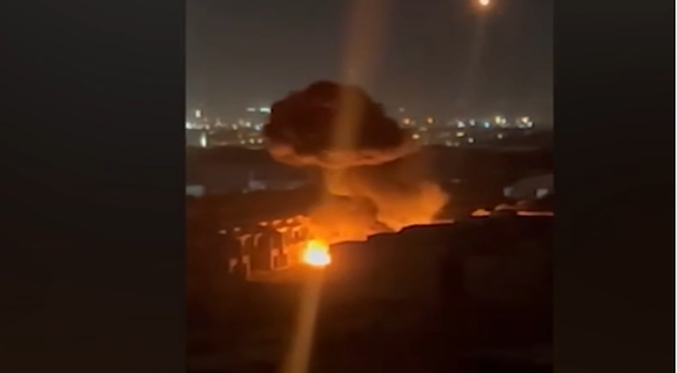 انفجار در آسمان اربیل