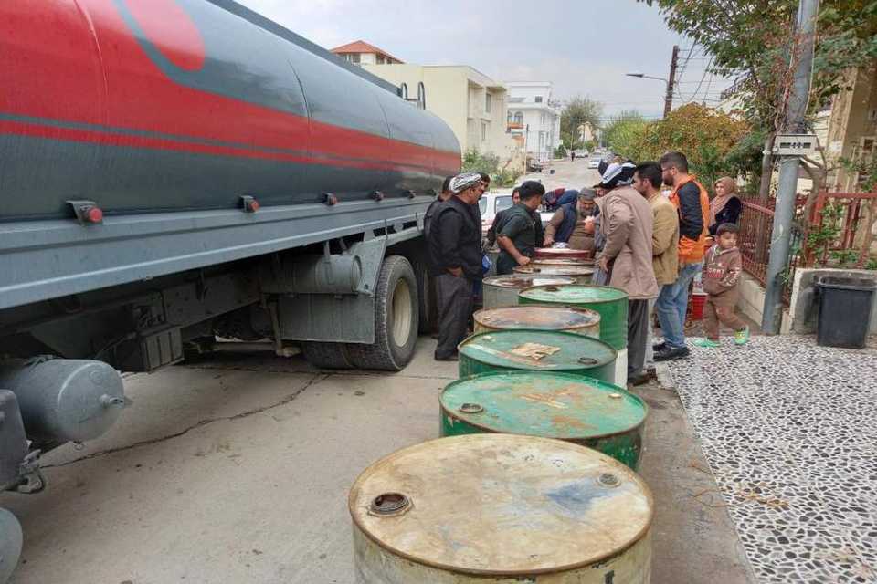 ئەمڕۆ لە هەڵەبجە نەوتی ماڵان دابەش دەکرێت