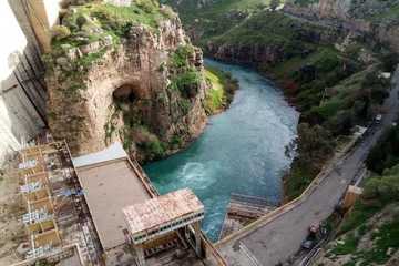 ئاستی ئاوی بەنداوی دوکان دابەزیوە