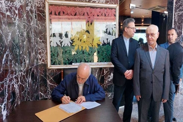 بازدید وزیر امور خارجە اسبق ایران از موزه ويژه فاجعه بمباران شیمیایی حلبچە